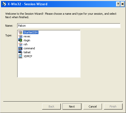 Creating your session
