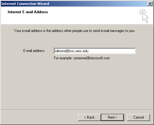 Type your email address