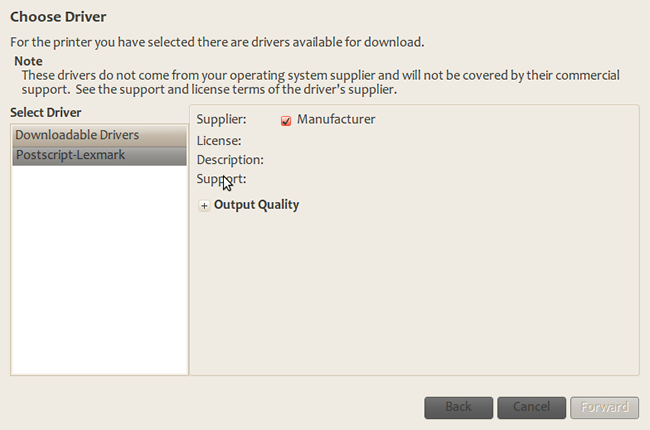 Download drivers