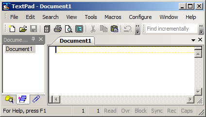 TextPad with normal fonts