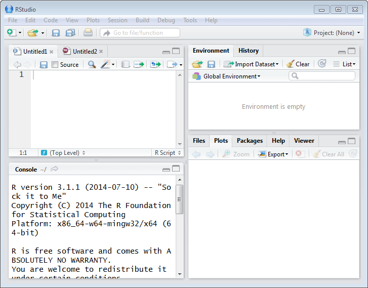 RStudio IDE screen