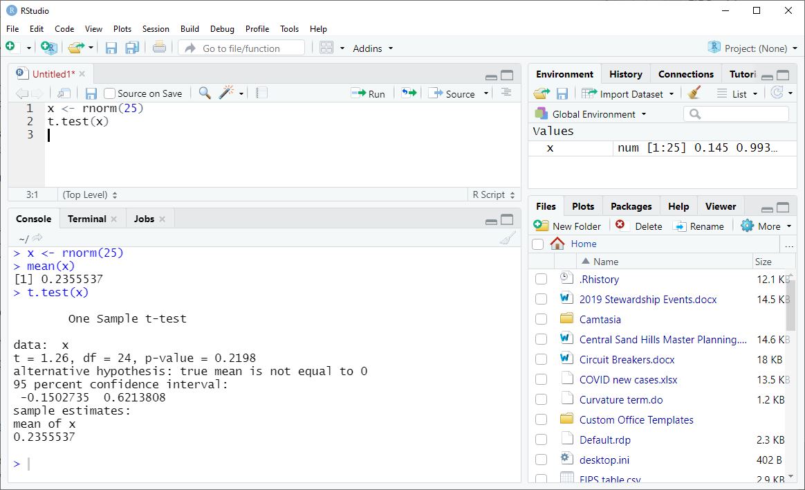 R Basics With Rstudio