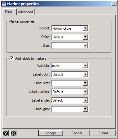 Marker Properties