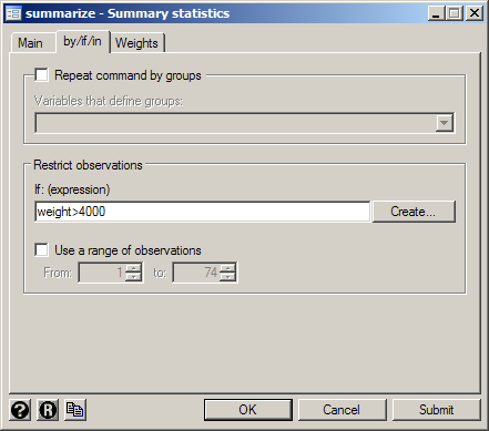 Finding mean mpg for cars over 4000 pounds
