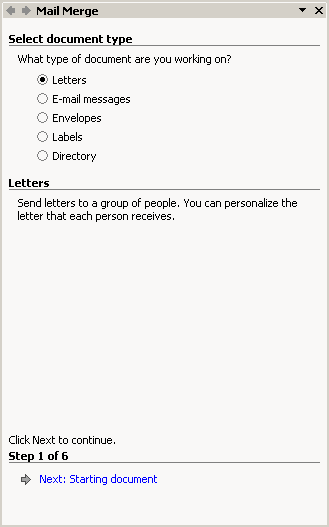creating form letters and envelopes in word 2002