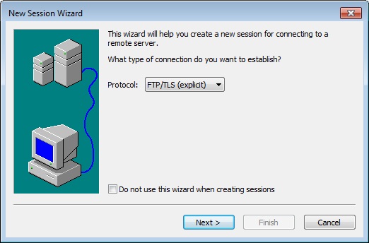 Choosing the protocol