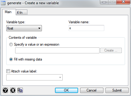 New variable. Create New. How change format variables in stata. How create Numeric variable in stata. How we can generate binary variable with stata.