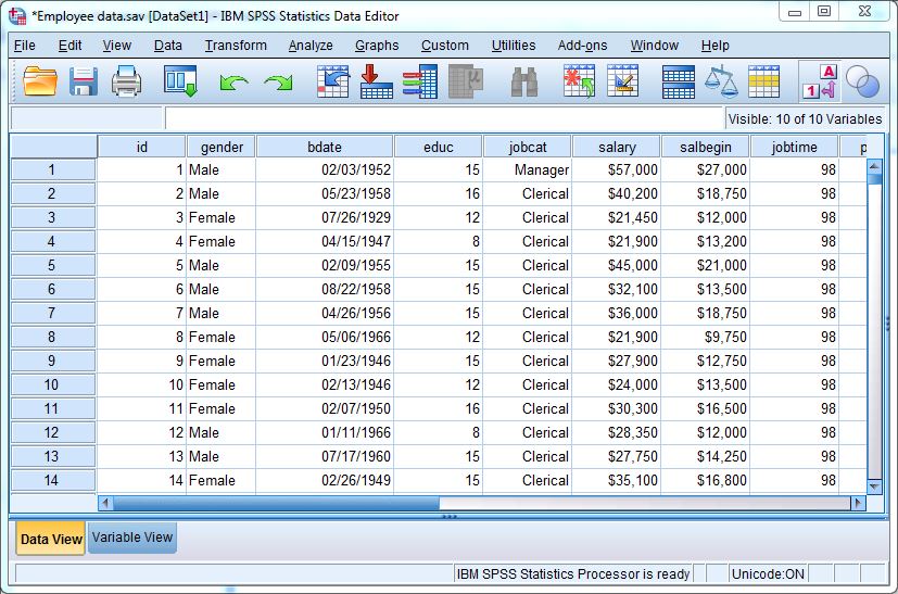 Using Excel And Spss For A Classroom