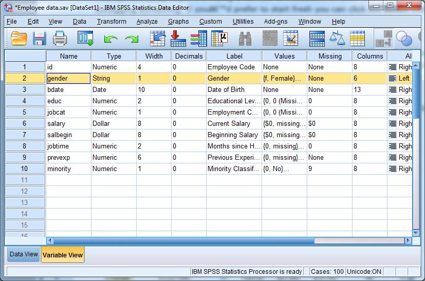 Using Excel And Spss For A Classroom