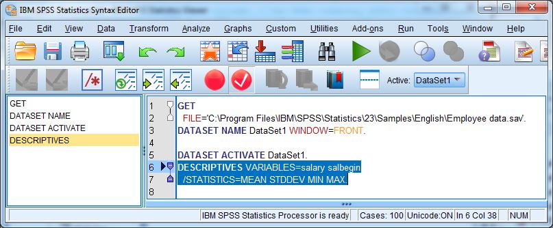 spss code examples